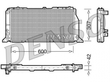 Радиатор двигателя DRM02013 (Denso)