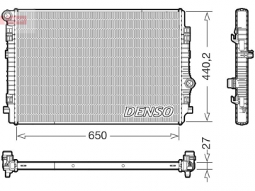Радіатор двигуна DRM02046 (Denso)