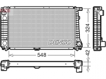Радиатор двигателя DRM05016 (Denso)
