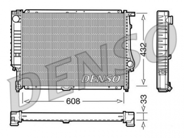 Радиатор двигателя DRM05052 (Denso)