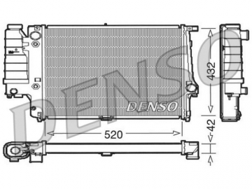 Радиатор двигателя DRM05065 (Denso)
