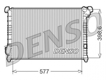 Радіатор двигуна DRM05102 (Denso)