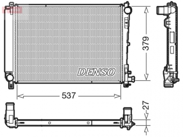 Радиатор двигателя DRM06003 (Denso)
