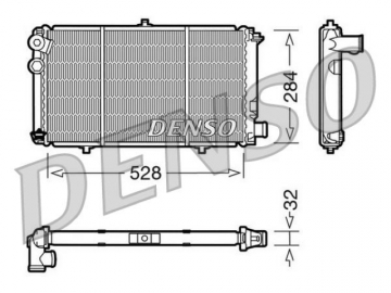 Engine Radiator DRM07001 (Denso)