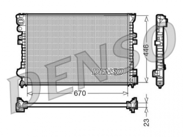 Engine Radiator DRM07055 (Denso)