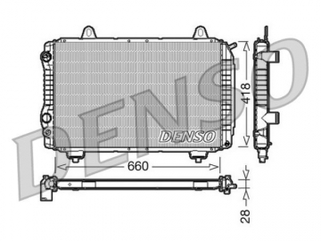Engine Radiator DRM09071 (Denso)