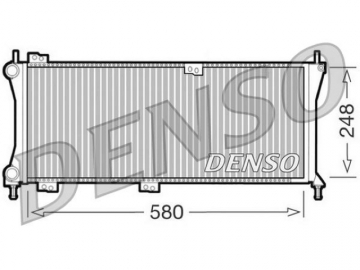Радиатор двигателя DRM09083 (Denso)