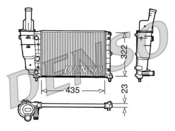 Engine Radiator DRM09095 (Denso)