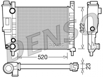 Радиатор двигателя DRM09144 (Denso)