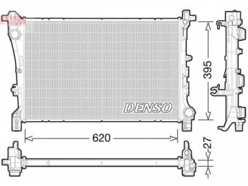 Радиатор двигателя DRM09167 (Denso)