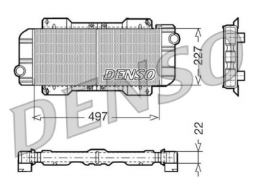 Engine Radiator DRM10019 (Denso)
