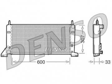 Радиатор двигателя DRM10021 (Denso)