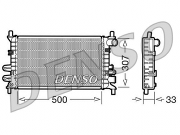 Радіатор двигуна DRM10027 (Denso)