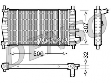 Engine Radiator DRM10042 (Denso)