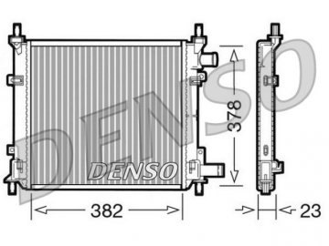 Радиатор двигателя DRM10060 (Denso)