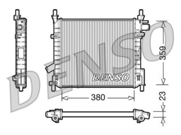 Engine Radiator DRM10062 (Denso)