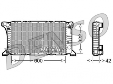 Радиатор двигателя DRM10091 (Denso)