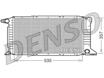 Радиатор двигателя DRM10101 (Denso)