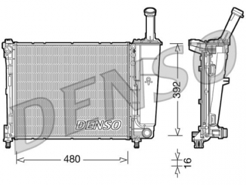 Engine Radiator DRM13016 (Denso)