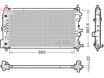Радиатор двигателя DRM15008 (Denso)