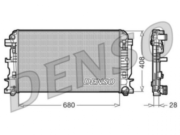 Engine Radiator DRM17009 (Denso)