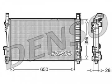 Engine Radiator DRM17013 (Denso)