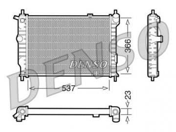 Радиатор двигателя DRM20011 (Denso)