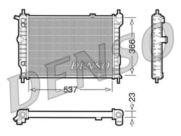 Радиатор двигателя DRM20012 (Denso)