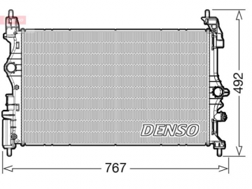 Радиатор двигателя DRM20051 (Denso)