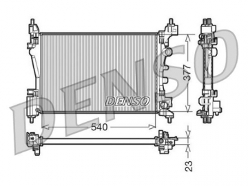 Engine Radiator DRM20095 (Denso)