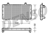 Радиатор двигателя DRM25002 (Denso)