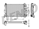 Радиатор двигателя DRM25012 (Denso)