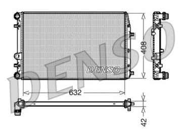 Engine Radiator DRM26011 (Denso)