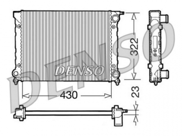 Engine Radiator DRM32004 (Denso)