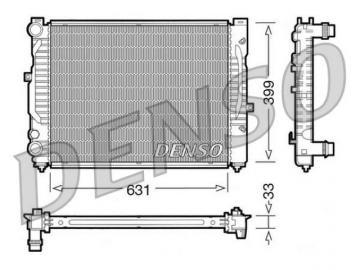 Радиатор двигателя DRM32029 (Denso)
