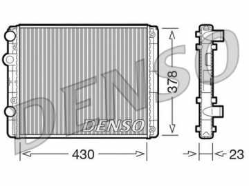 Радіатор двигуна DRM32030 (Denso)