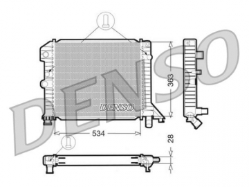 Engine Radiator DRM33021 (Denso)