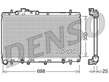 Радіатор двигуна DRM36011 (Denso)