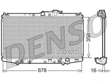 Engine Radiator DRM40020 (Denso)