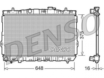Радіатор двигуна DRM41001 (Denso)