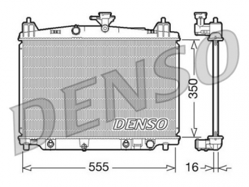 Радіатор двигуна DRM44018 (Denso)