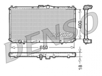 Engine Radiator DRM45010 (Denso)