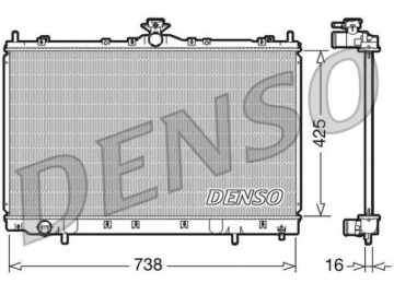 Engine Radiator DRM45012 (Denso)