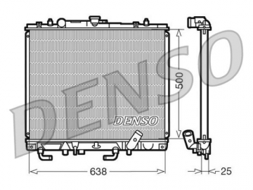 Радиатор двигателя DRM45016 (Denso)