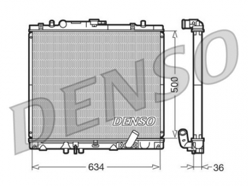 Радиатор двигателя DRM45020 (Denso)