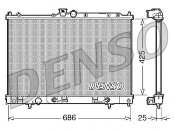 Engine Radiator DRM45027 (Denso)