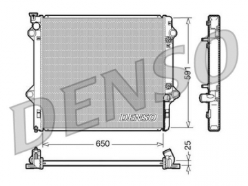 Engine Radiator DRM50046 (Denso)