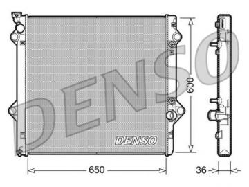 Радіатор двигуна DRM50049 (Denso)