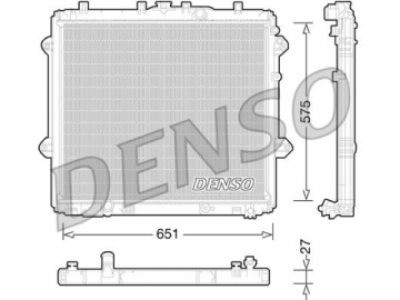 Engine Radiator DRM50060 (Denso)