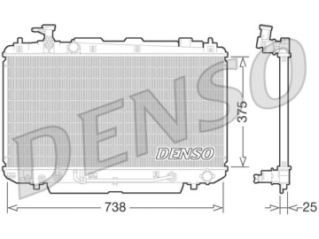 Engine Radiator DRM50064 (Denso)